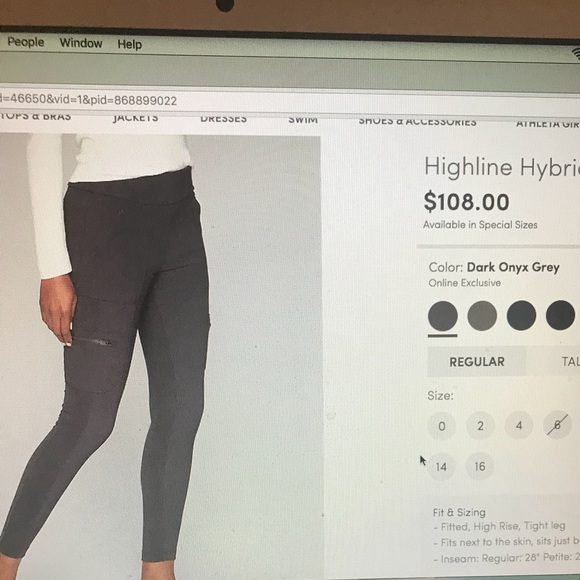 athleta cargo tight